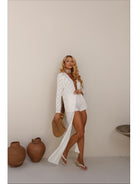 KIMONO RELEVO PIPA - BRANCO