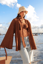 Kimono Selene Marrom - comprar online