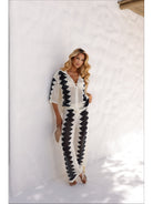 CONJUNTO BICOLOR GLEICE - Off white com preto