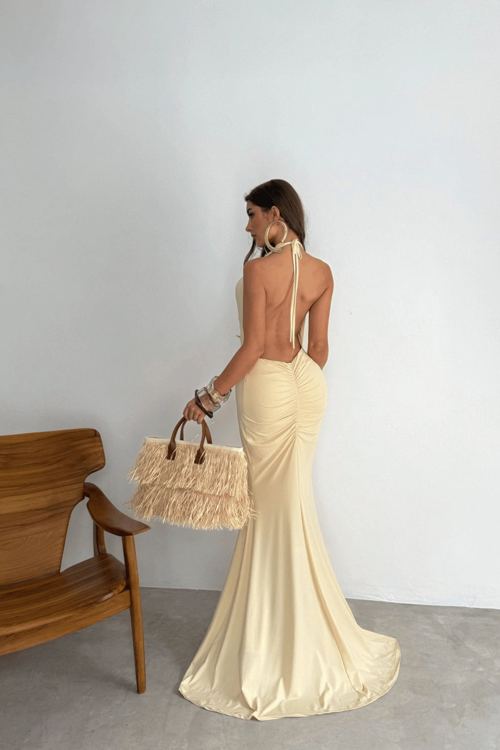 Imagem do Vestido Lyra Manteiga
