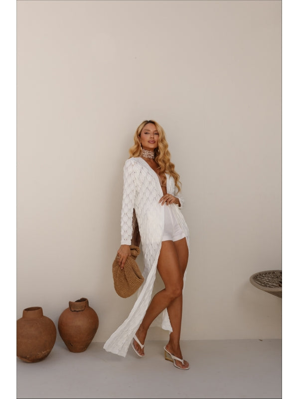 KIMONO RELEVO PIPA - BRANCO