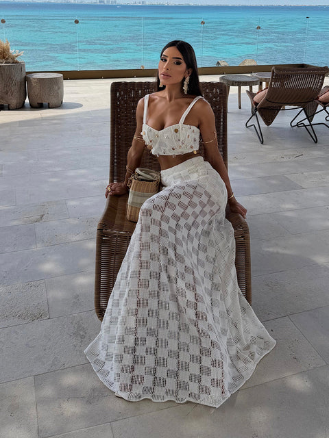 CONJUNTO OCEANA - com Detalhes de Conchas e Pérolas - comprar online